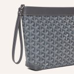 Goyard Conti Pouch Grey - Image 3